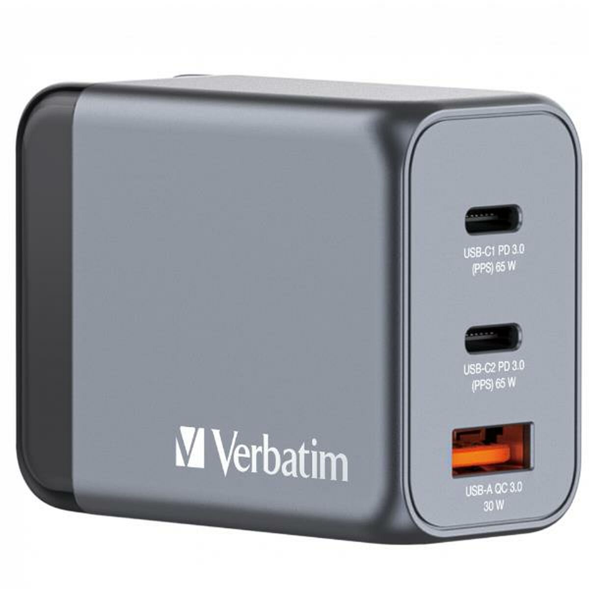 Chargeur mural Verbatim Gris 65 W